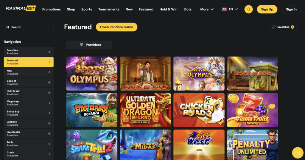 Maximal Bet Casino – Best for Bonus Buy Slots